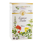 Celebration Herbals Organic Lemon Balm Herb Tea 24 bags