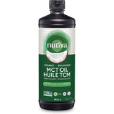 Nutiva Organic Liquid MCT Coconut Oil, Clean Keto Fuel, 946ml