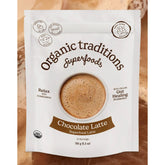 Organic Traditions Chocolate Latte with Ashwagandha and Probiotics - 150g
