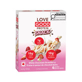 Love Good Fats Chewy Nutty White Chocolate Strawberry 4 Bars - Nature's Source Inc