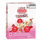 Love Good Fats Chewy Nutty White Chocolate Strawberry 4 Bars