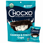 Chocxo Dark Milk Chocolate Cookies Creame Cups 98g