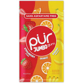 PUR Jumbo Gum Strawberry, Orange, Banana 81g