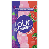 PUR Jumbo Gum Grape, Bubblegum, Watermelon 81g