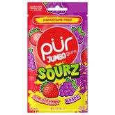 PUR Jumbo Sourz Gum Strawberry & Grape 81g