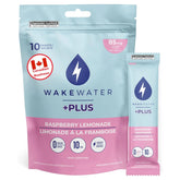 WakeWater Plus Raspbery Lemonade 5g x 10 - Nature's Source Inc