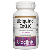 Bioclinics Naturals Ubiquinol CoQ10 200mg 60 Softgels - Nature's Source Inc