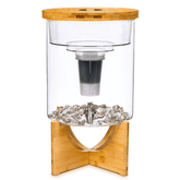 Santevia Glass Water System - Filters Contaminants, Prevents Thyroid and Neurological Problems, Contains Essential Minerals to Support Health, Raises the pH level - Nature's Source Inc