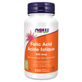 NOW Folic Acid 800mcg 250 Tablets