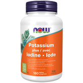 NOW Potassium plus Iodine 225mcg 180 Tablets
