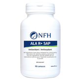 NFH ALA R+ SAP 90 Capsules - Supports Liver Health, Regulates Glucose Metabolism, Increases Glutathione Levels, Improve Antioxidant Status In The Body For Optimal Health - Nature's Source Inc
