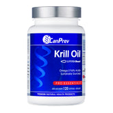 CanPrev Krill Oil 120 Softgels - Helps to Reduce Inflammation, Alleviate Pain Associated With Osteoarthritis, Improves Skin Hydration and Elasticity - Nature's Source Inc