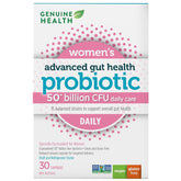 Genuine Health Advanced Gut Health Probiotic Women's Daily 50 Billion CFU 60 Capsules - Nature's Source Inc