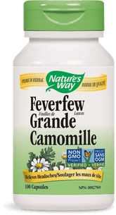 Nature's Way Feverfew Leaves 100 Veg - Caps - Nature's Source Inc