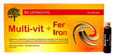 Bio Lonreco Multi - vit Iron 20x (10ml) - Nature's Source Inc