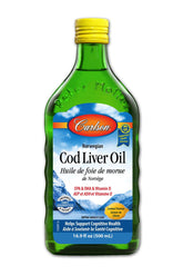 Carlson Labortories Cod Liver Oil Lemon 500ml - Nature's Source Inc