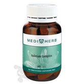 MediHerb Valerian Complex 60 Tablets - Sedative to Help Relieve Irritability, Anxiety and Related Disorders - Nature's Source Inc