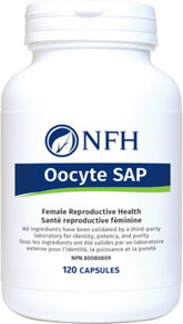 NFH Oocyte SAP 120 Capsules - For Female Reproductive Health, Help by Improving Egg Quality in Patients with PCOS, CoQ10 Helps to Maintain Cell Health - Nature's Source Inc
