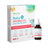Organika Baby Probiotic Drops with Vitamin D - 7.5 ml - Nature's Source Inc