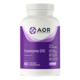 AOR Coenzyme Q10, 100mg, 60 Vegan Capsules - Antioxidant and Cardiovascular Supplement, Boosts Energy Levels - Nature's Source Inc
