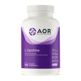AOR L - Carnitine 120 Vegan Capsules - Supports Fat Metabolism & Muscle Tissue Repair, Recovery on Athletic Performance, Delay Fatigue During Physical Activity - Nature's Source Inc