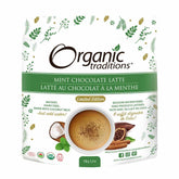Organic Traditions Mint Chocolate Latte - 150g - Nature's Source Inc