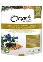 Organic Traditions Sprouted Chia/Flax Powder 454g - Nature's Source Inc