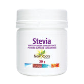 New Roots Herbal Stevia White Powder Concentrate - 30g - Nature's Source Inc