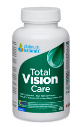 Platinum Naturals Total Vision Care 60 sg - Nature's Source Inc