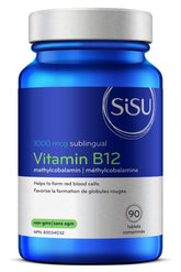 Sisu B12 1000mcg (Vitamin Supplement) - 90 Tablets - Nature's Source Inc