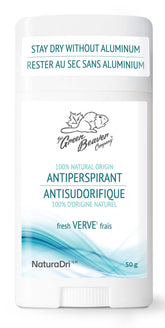 The Green Beaver Company Fresh Verve Antiperspirant - 50g - Nature's Source Inc