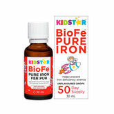 KidStar BioFe Pure Iron Drops Unflavoured 30ml - Nature's Source Inc