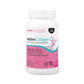 Smart Solutions Active Collagen, 120 Vegan Capsules - Marine Collagen & Elastin Polypeptides, Reduces Wrinkles, Supports Skin, Hair & Nails - Nature's Source Inc