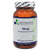 Restorative Formulations Sleep 60 Vegi - Capsules - With Melatonin and Valerian to Calm Mind and Relaxation, Promote Healthy Sleep Cycle - Nature's Source Inc