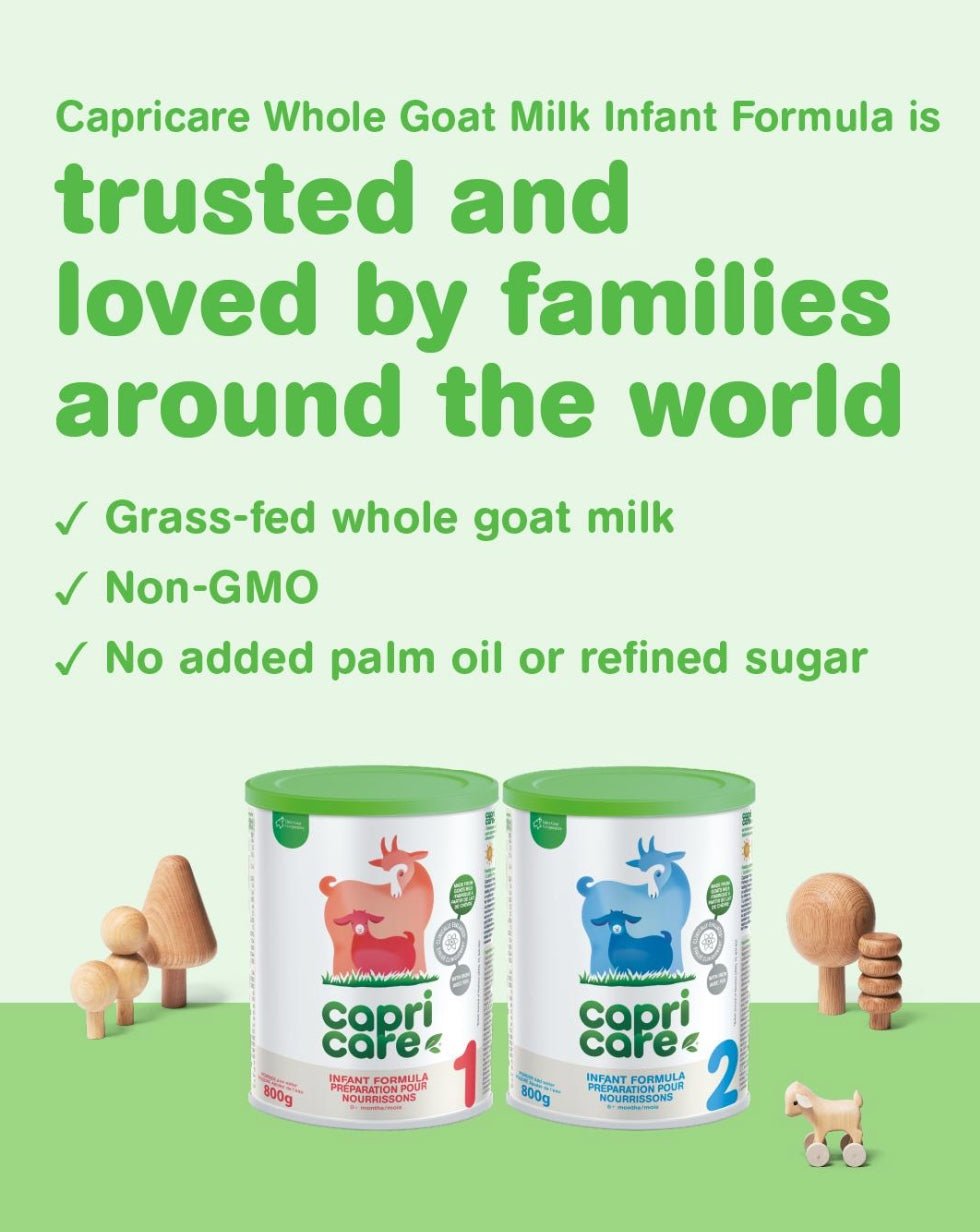 Capricare Goat Milk Infant Formula: When Mothers Need a Little Help from Mother Nature - Nature's Source Inc