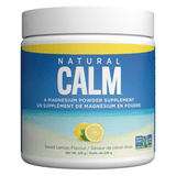 Natural Calm Magnesium Citrate Powder Sweet Lemon, 226g - Moderates Blood Pressure, Builds Strong Bones, Supports Healthy Hormones, Regulates Muscle and Nerve Function - Nature's Source Inc