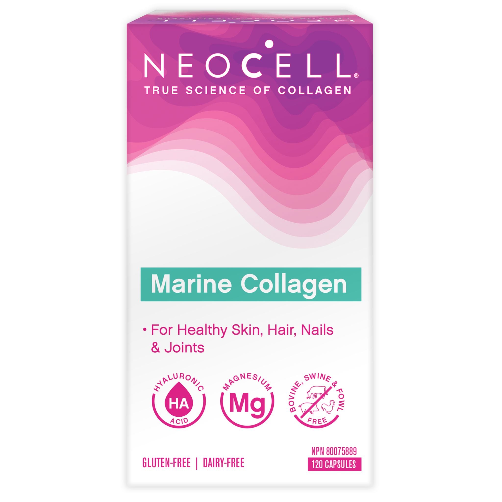 NeoCell Marine Collagen Peptides, 120 Capsules - Nature's Source Inc