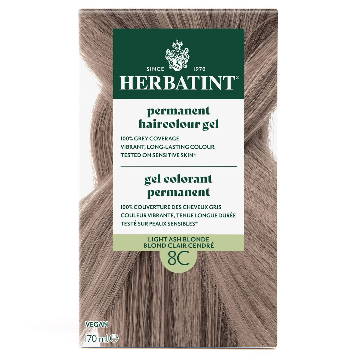 Herbatint 8C Light Golden Blonde 135ml - Nature's Source Inc