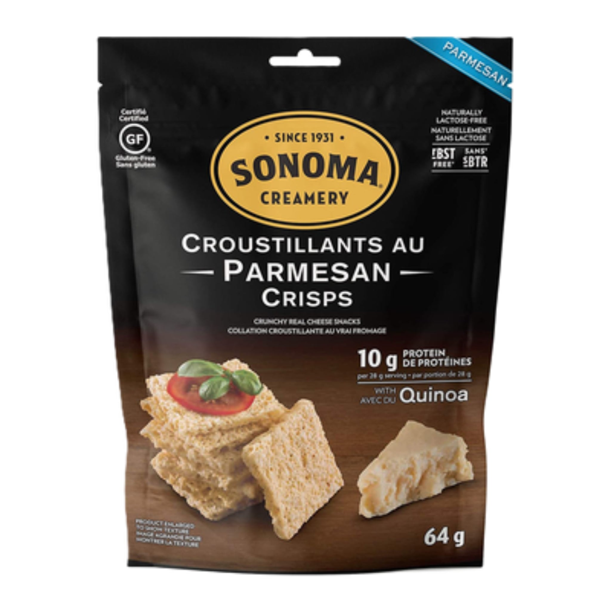 Sonoma Creamery Cheese Crisps Parmesan 64g - Nature's Source Inc