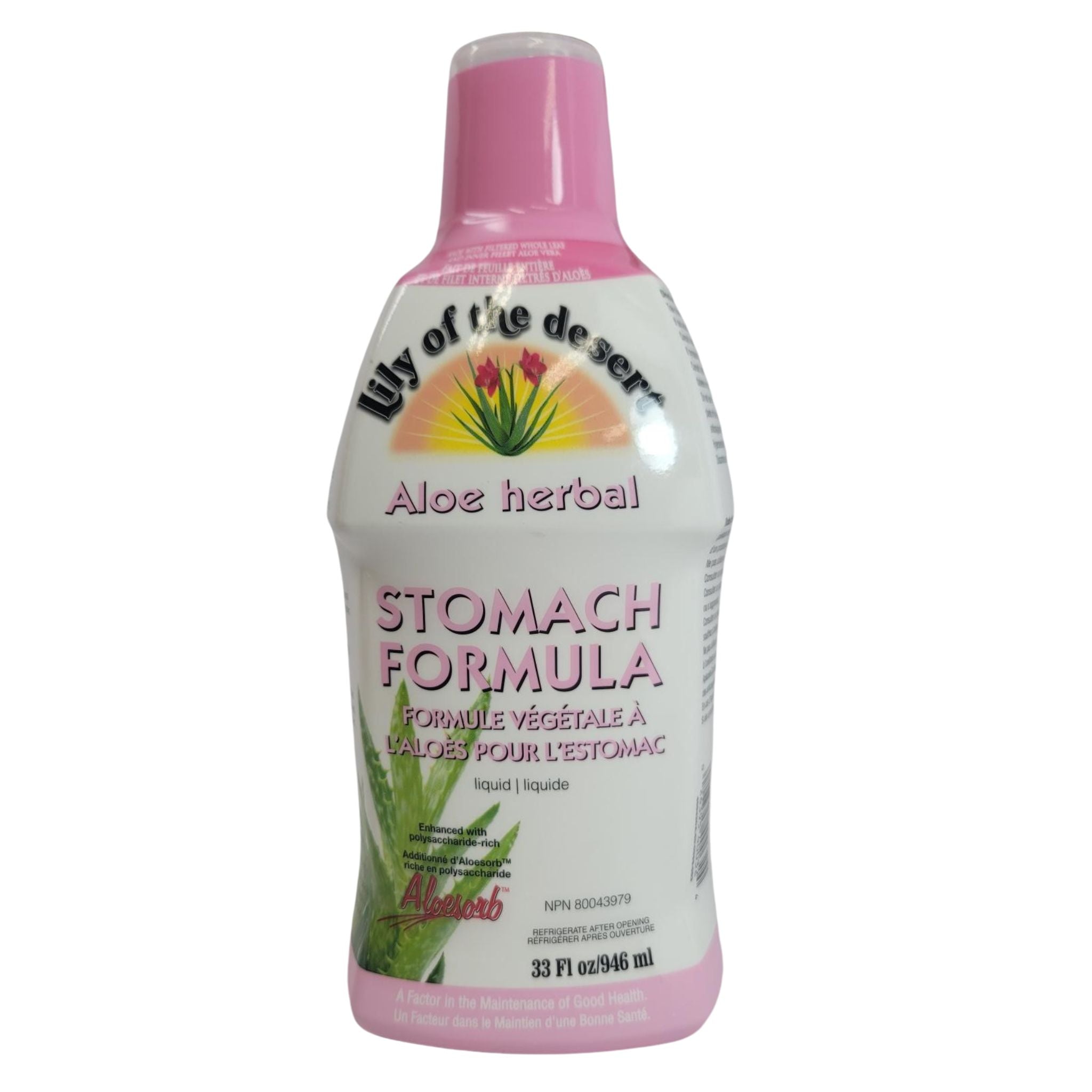 LotD Aloe Gel Stomach Formula Plastic 960ml - Nature's Source Inc