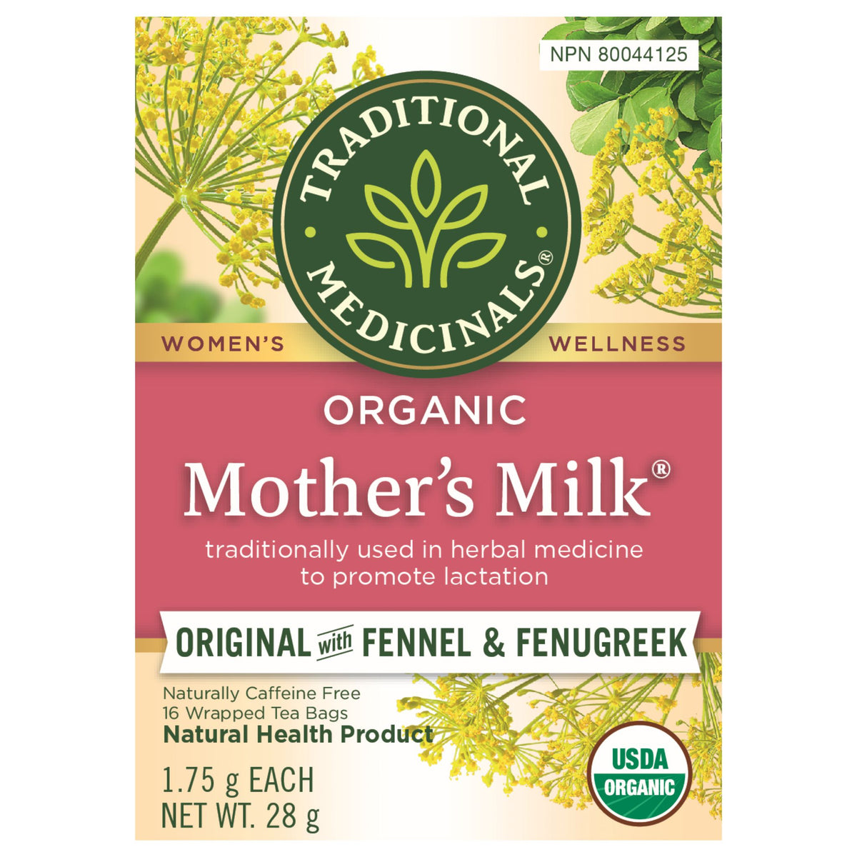 Traditional Medicinals Organic Mothers Milk Tea 16 Count