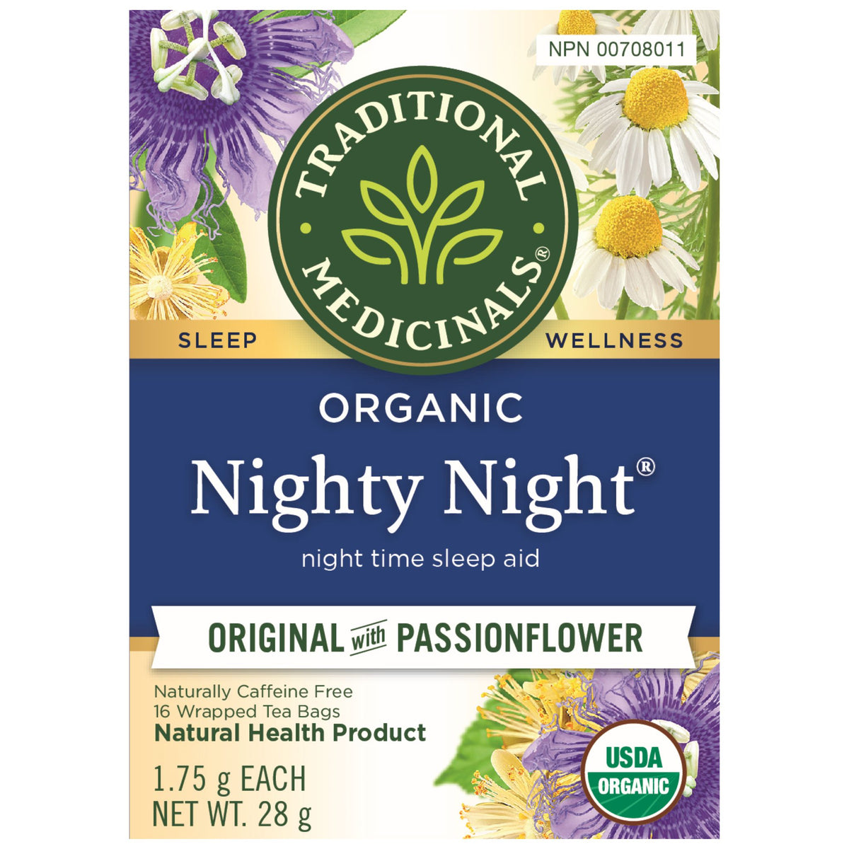Traditional Medicinals Organic Nighty Night Tea 16 Count