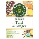 Traditional Medicinals Organic Tulsi & Ginger Tea 16 Count - Nature's Source Inc