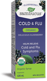 Natures Way Organic Sambucus Elderberry - Cold And Flu - 120ml - Nature's Source Inc