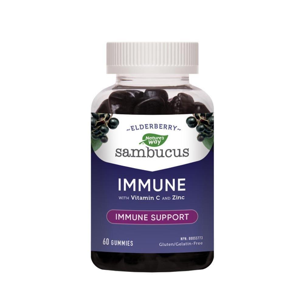 Nature's Way Sambucus Elderberry Immune Support 60 Gummies