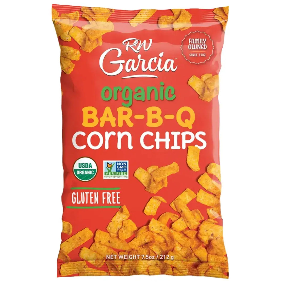 RW Garcia Organic Bar - B - Q Corn Chips 212g - Nature's Source Inc