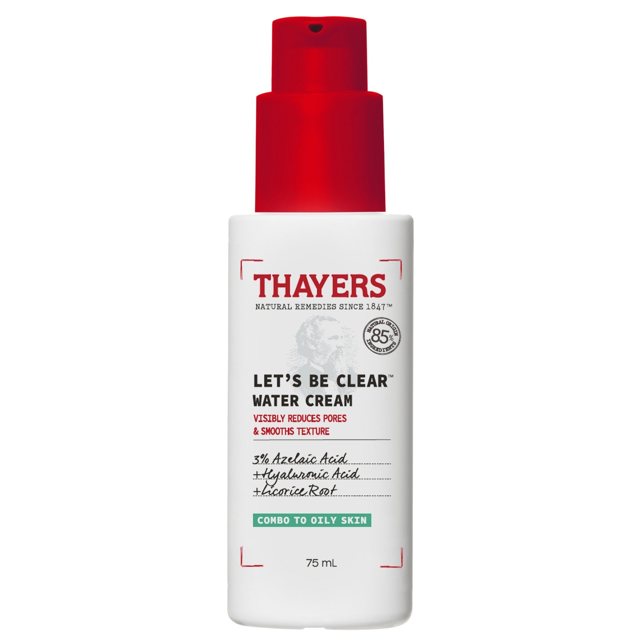 Thayer's Let's Be Clear Water Cream 75ml - Nature's Source Inc
