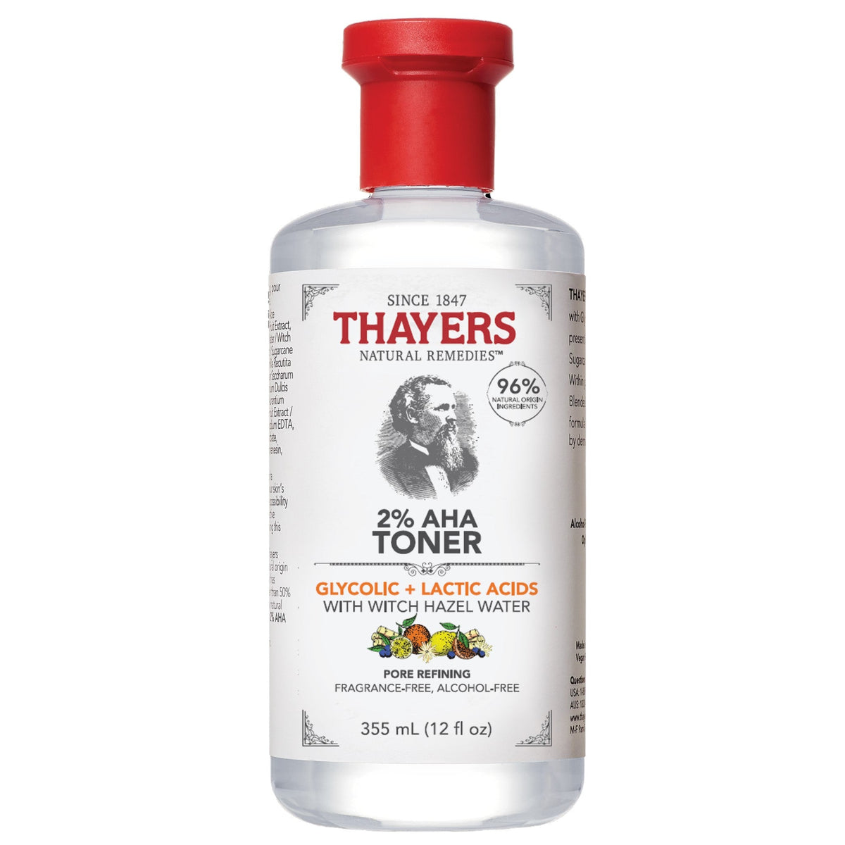 Thayer's 2% Aha Toner 335ml - Nature's Source Inc