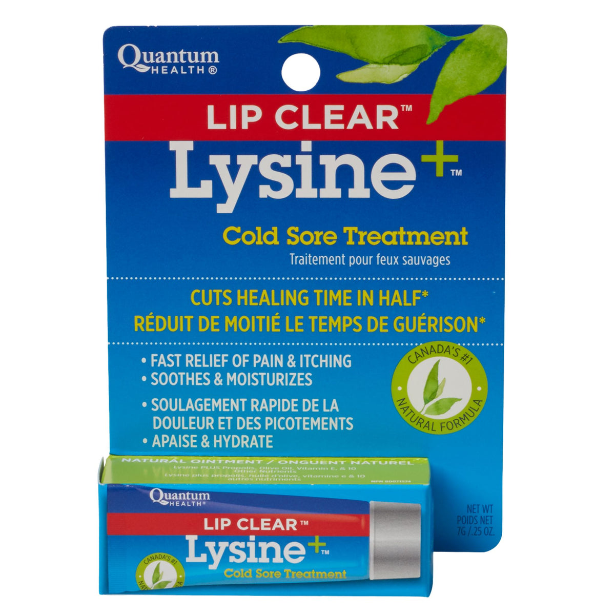 Quantum Lip Clear Lysine+ Ointment 7g - Nature's Source Inc