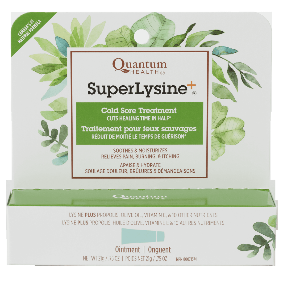 Quantum SuperLysine+ Cold Sore Treatment 21g